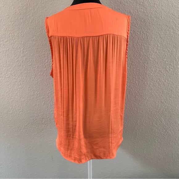 Vince Camuto Coral Sleeveless Blouse – Size Large - Picture 2 of 5